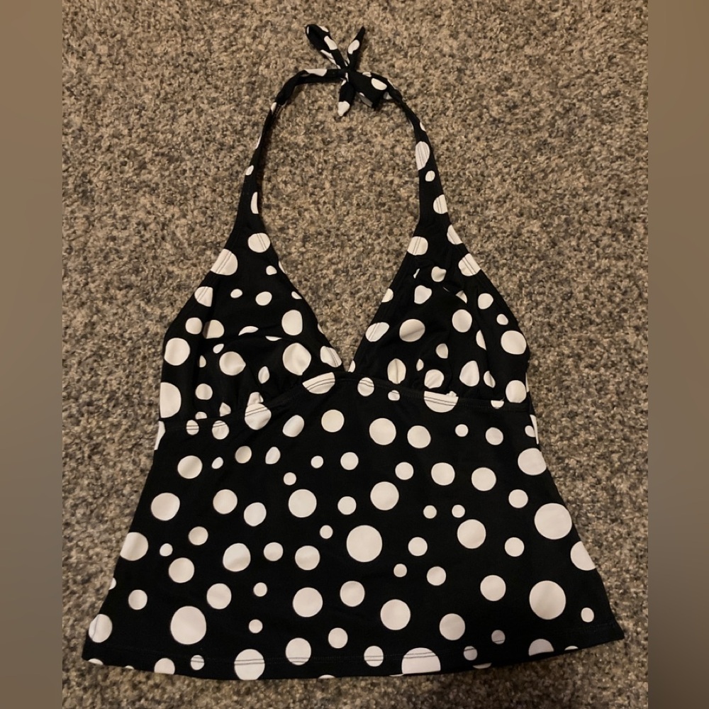 Jantzen Black and White Polka Dot Camisole